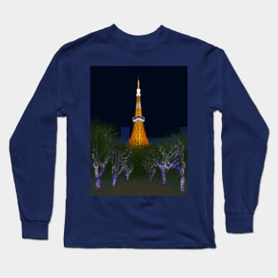 Tokyo Tower (Night) Long Sleeve T-Shirt